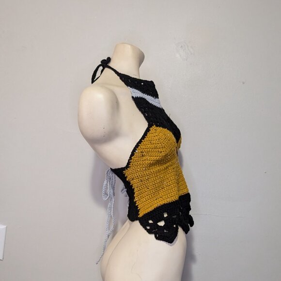 Hand Crafted Crochet Weekender Bralette L D Cup - Picture 2 of 4